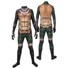 Mysterio Cosplay Costume Zentai Suit Anime Superhero Halloween Bodysuit Adults Kids