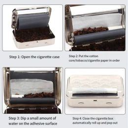 New Metal Rolling Machine Tobacco Roller Cigarette Case Box 70mm 78mm 110mm Roller Cig Machine For Smoking