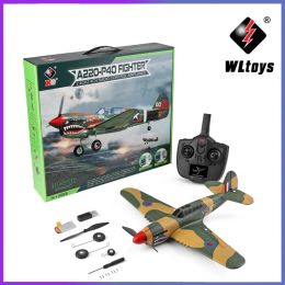 WLtoys XK A220 4Ch6G/3D Modle Stunt Plane Six Axis Stability Remote Control Airplane Electric RC Aircraft Outdoor Toys for Adult