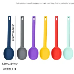 Dinnerware Sets Heat Resistant Kitchen Tool Silicone Soup Ladle Spoon High Temperature Spoons