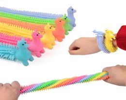 200pcs fidget toys Sensory Toy Noodle Rope Stress Reliever Unicorn Malala Le Decompression Pull Ropes Anxiety Relief For Kids Funn2888765