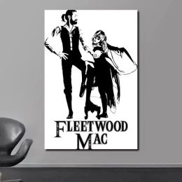 Fleetwood Band Art Poster Mac Rumours 1977 Music Canvas Painting HD Print Bedroom Decor Sports Landscape Office Room Home Decor