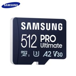 Original Samsung 128GB 256GB PRO Ultimate Memory Card 512GB V30 A2 U3 High Speed UHS-I 64GB V10 A1 U1 EVO PLUS Micro SD Card