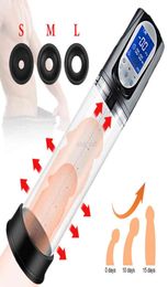 Electric Penis Pump Vacuum Male Masturbator USB Automatic Extender Erection Penile Enlarger Sex Toys for Men Shop8513771