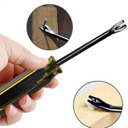 Staple Lifter Tack Nail Pin Remover Handle Upholstery Puller Pry Bar Hand Tools For Lifting Tacks Studs Nails Pins Staples Tool