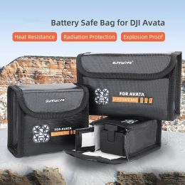 Drones DJI Avata Battery Explosionproof Bag Flame Retardant Lithium Battery Protector Storage Bag for DJI Avata Drone Accessorie