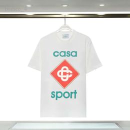 Mens Casablanca Shirt Fashion Men Casual T-shirts Man Clothing Street Designer T Tennis Club Shorts Sleeve Clothes Shirts Shirt US SIZE 997