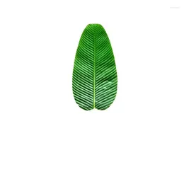 Decorative Flowers Simulated Banana Leaf Theme Party Decor Pad Plant Meal Mat Supplies Home