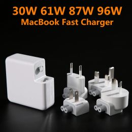 Original With LOGO 30W 61W 67W 87W 96W 140W USB-C Power Adapter Laptop Notebook Charger For Macbook 12 Air 13 Pro 14 16 M1 M2