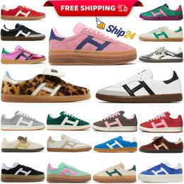 Free shipping gazele Originals Vegan Adv Platform Shoes men women designer OG Casual Shoe Black White Gum Pink Velvet mens outdoor sneakers sports trainers