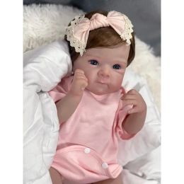 45cm Reborn Baby Dolls Bettie Cute Baby Handmade Real Looking Reborn Doll Hand Paint with Detailed Veins Toys for Girls