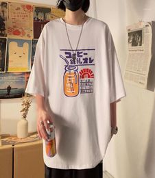 a Men039s Tshirts Japanese Harajuku Men Women Graphic t Shirt Summer Loose Tshirt Ulzzang Korean Style Tee Tops Hip Hop Short 2028964