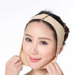 Face Massager Elastic Slimming Bandage V Line Shaper Women Chin Cheek Lift Up Belt Facial Strap Skin Care Tools Beauty 240410