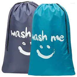 Laundry Bags Bag Machine Washable With Drawstring Travel Large Dirty Clothes Clothe Storage Organiser