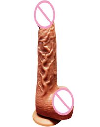 2019 New Toys Huge Dildo Vibrator Female Masturbator Heating Vibrating Penis Big Dick For Women Adult Sex Products Y2006167670402