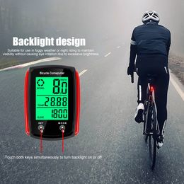 Bicycle Luminous Code Metre Wired Stopwatch Real-Time Data Backlight Automatic Wake-Up Power-Saving Mode Battery Replacement