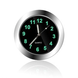 Auto Gauge Clock Mini Wall clock Car Air Outlet Interior Clock with battery Quartz luminous watches