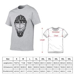 Hockey Goalie Mask Typography T-Shirt tees tops cute clothes black t-shirts for men