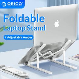 Stand ORICO Portable Laptop Stand Riser Foldable Adjustable Notebook Holder Vertical Computer Stand desk 7 Angles for Macbook Pro Pc