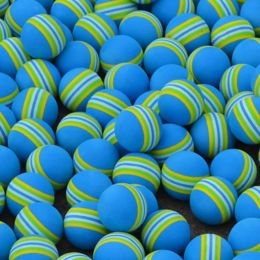 10pcs 42mm EVA Sponge Golf Balls Golf Swing Training Foam Balls Indoor Practise Rainbow Sponge Balls Golf Swing Training Aid