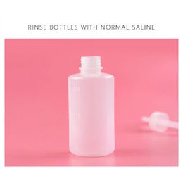 250ml Capacity Tattoo Wash Clear White Plastic Green Soap Squeeze Bottle Laboratory Measuring Bottle Makeup Tools Cosmetic Tools