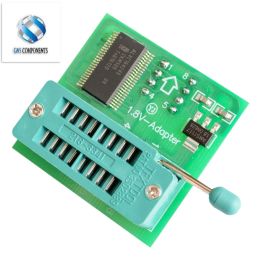 CH341 Series EEPROM Flash BIOS USB SOP8 Test Clip For EEPROM programming+2 adapters 1.8V adapter for Iphone or motherboard