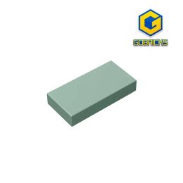 Gobricks GDS-566 Tile 1 x 2 with Groove compatible with 3069 30070 pieces of children's DIY Building Blocks Technical