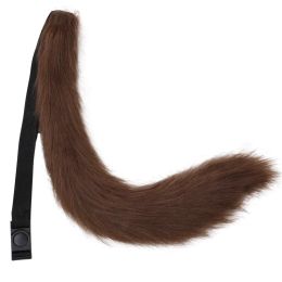 Fox Tail Cosplay Costume Kawaii Faux Fur Fox Tail Lolita Cosplay Props Plush Wolf Dog Tail Masquerade Halloween Carnival Party