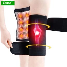 Tcare Tourmaline Self Heating Knee Pads Support 8 Magnetic Therapy Knee Pad Pain Relief Arthritis Knee Patella Massage Sleeves