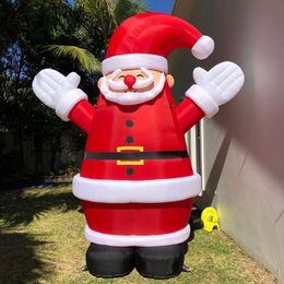 Outdoor Games Customized Decor inflatable santa claus father christmas balloon for Festival4