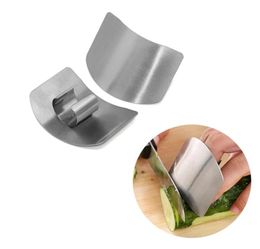 1Pc Stainless Steel Knife Finger Hand Guard Finger Protector For Cutting Slice Safe Slice Cooking Finger Protection Tools3561464