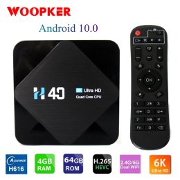 Box Smart TV Box Android 10 2.4G 5GHZ Dual Wifi Bluetooth 4GB 32GB 64GB 6K 3D 1080P Media Player Youtube Android TV Box Set Top Box