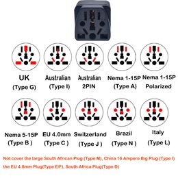 UK Adapter Type G Universal EU US AU Italy Switzerland to Singapore Malaysia Travel Plug AC Power Socket Charger