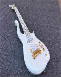 Diamond Series White Prince Cloud Electric Guitar Alder Body Maple Neck Symbol Inlay Wrap Arround Tailpiece1987653