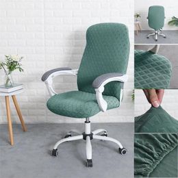 Chair Covers Jacquard Office Cover Elastic Anti-dirty Gaming Chairs Slipcovers Computer Seat Case Removable Funda Silla Escritorio Home