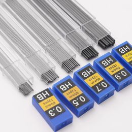 Metal Mechanical Pencil Set 0.3 0.5 0.7 0.9 1.3 2.0mm HB Lead Refills Art Lead Holder Metal Marker for Draft Drawing Writing
