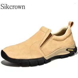 Fitness Shoes Yellow Leather Hiking For Men Size 48 Casual Shoe Fashion Sneakers Breathable Luxury Moccasins Males Boat Loafers