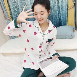 Home Clothing 2024 Winter Women Pyjamas Sweet Flannel Pyjama Suit Cartoon Animal Thick Warm