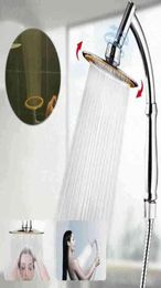 46 Inch Adjustable 2 Mode Shower Head Sprayer Head Home High Pressure Showerhead Bathroom Large Rainfall Universal Shower Heads H7298595