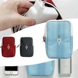 Durable Digital Storage Bag Outdoor Travel Gadget Organiser Bag Digital Portable Organiser Case For Headphone Charger Data Cable