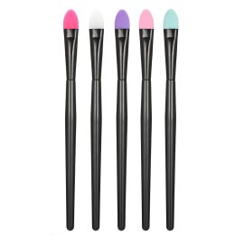 5pcs Silicone Makeup Brush Set Professional Eyeshadow Brush Kit Facial Cosmetic Tools for Woman Colorized