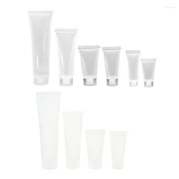 Storage Bottles Travel Clamshell Refillable Empty Squeeze Bottle Plastic Lotion Packing Tube