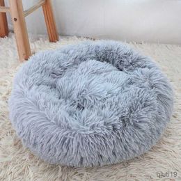 Cat Beds Furniture Warm Winter Sofas for Pet Dog Beds Cozy Donuts with Super Soft Water for Dog and Cat Wash Bedding