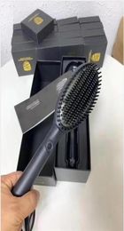 Professional Brush Famous Brand Hair Brush For Salon Hair Styling Ceramic Hair Straightener Brush Styler Tools Comb US UK EU P297C1653749