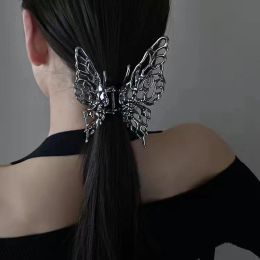 Butterfly Hairpin Metal Shark Clip For Women New Hair Accessories Versatile Crab Hair Clip Realistic Hair Clips For Hair