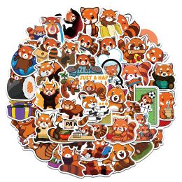 10/50Pcs Cute Animal Red Panda Stickers Lesser Panda Ailurus Fulgens Graffiti Stickerfor DIY Skateboard Motorcycle Stickers