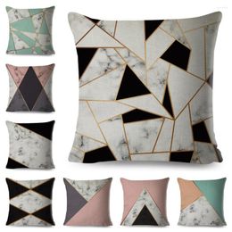Pillow Nordic Style Black And White Geometric Abstract Decorative Pillowcases Case Polyester 45x45cm Cover For Sofa