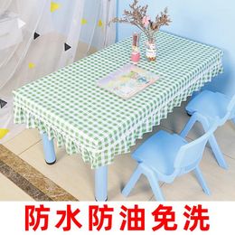 Tapestries Kindergarten Table Cloth Cover PVC Waterproof Oil Proof No Cleaning Dirt Resistant Lovely Primary School Students' Desks