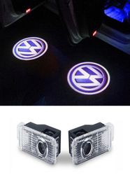 LED Door Warning Light With Logo Projector FOR VW Phaeton Passat B5 B5.5 Car Styling AAA1106946