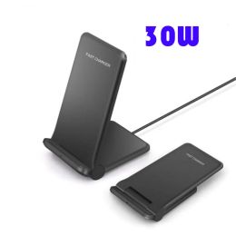Chargers 30W fast charger Qi wireless charger For Samsung Galaxy Note 10 + 9 8 5 S6 S7 Edge S8 S9 S10 Plus S10 5G Wireless charging pad